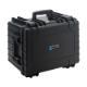 OUTDOOR kuffert i sort med skum polstring 430x300x300 mm Volume: 37,9 L Model: 5500/B/SI